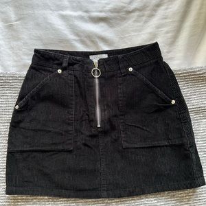 TOPSHOP Textured Skirt